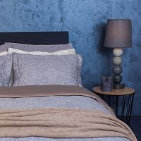 комплект постельного белья decoflux сатин 1.5 спальный versaille grey в Шахтах