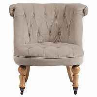 кресло amelie french country chair серо-бежевое в Шахтах