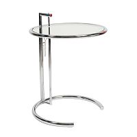 стол журнальный eileen gray style cocktail table e-1027 прозрачный в Шахтах