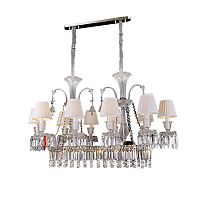 люстра baccarat 10 от delight collection белая/прозрачная/ хром в Шахтах