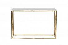 консоль белая с золотыми ножками bianco namibia 120x40x78 см в Шахтах