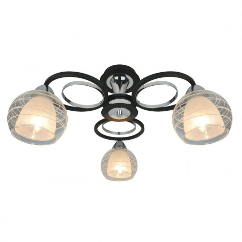 потолочная люстра arte lamp ginevra a1604pl-3bk в Шахтах