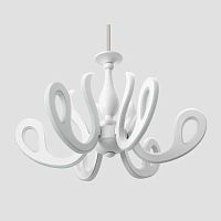 потолочная светодиодная люстра ambrella light orbital classic fk81/6 wh 292w d640 белая в Шахтах