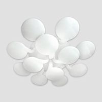 потолочная светодиодная люстра ambrella light orbital cloud fc26/12 wh 432w d1140 в Шахтах