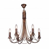 подвесная люстра toplight lucinda tl7350d-06br в Шахтах