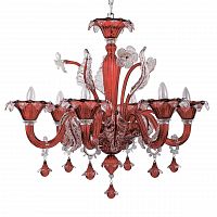 подвесная люстра ideal lux ca vendramin sp6 rosso в Шахтах