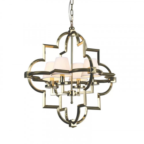 люстра mandeville m gold от delight collection золото, белая в Шахтах