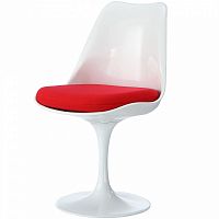 стул eero saarinen style tulip chair красная подушка в Шахтах