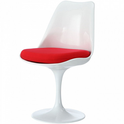 стул eero saarinen style tulip chair красная подушка в Шахтах