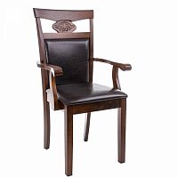 стул деревянный кресло luiza dirty oak / dark brown в Шахтах